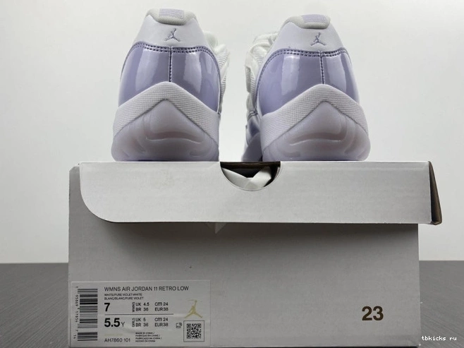 Rep TB WMNS Violet AH7860-101 Jordan Low 11 Air Pure 0714